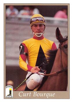 1996 Jockey Star Jockeys' Guild #56 Curt Bourque Front